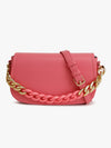 Dual Tone Chunky Chain Sling Bag