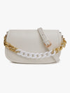 Dual Tone Chunky Chain Sling Bag