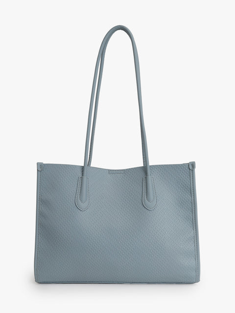 Effortless Textured Scarf Tote