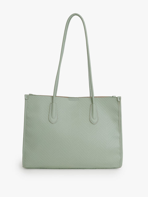 Effortless Textured Scarf Tote