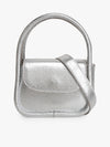 Round And Radiant Metallic Handbag