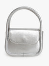 Round And Radiant Metallic Handbag