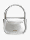 Round And Radiant Metallic Handbag