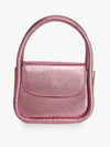 Round And Radiant Metallic Handbag