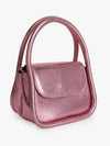 Round And Radiant Metallic Handbag