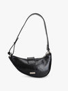 Chunky Chain Crescent Shoulder Bag