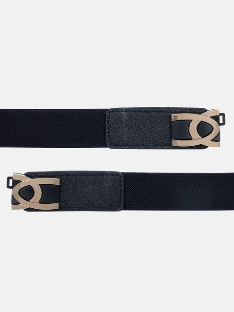 Gold Abstract Thin Belt
