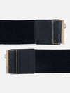 Stretch Bold Buckle Broad Belt
