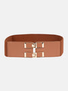 Twin Buckle Stretch Broad Belt
