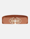 Bold Cutwork Buckle Broad Belt