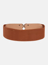 Bold Cutwork Buckle Broad Belt