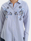 Embroidered Cotton Poplin Shirt