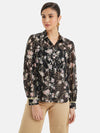 Printed Shirt W/ Lace