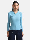 Pullover With Polo Collar