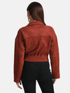 Suede Cropped Jacket