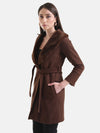 Long Overcoat With Fur Collar