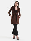 Long Overcoat With Fur Collar