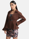 Peplum Jacket With Peplum Sleeves