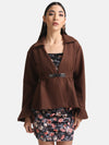 Peplum Jacket With Peplum Sleeves