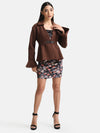 Peplum Jacket With Peplum Sleeves