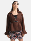 Peplum Jacket With Peplum Sleeves