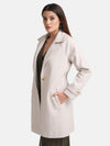 Overcoat With Elasticated Back