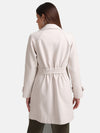 Overcoat With Elasticated Back