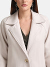 Overcoat With Elasticated Back