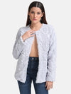 Sequin Fur Jacket