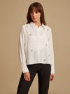 Ivory Embellished Shirt