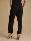 Peggy Black Solid Trousers