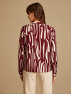 Ryder Wine Printed Blouse