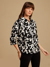 Cinto Black Printed Shirt