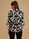 Cinto Black Printed Shirt