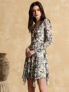 Godet Mini Dress