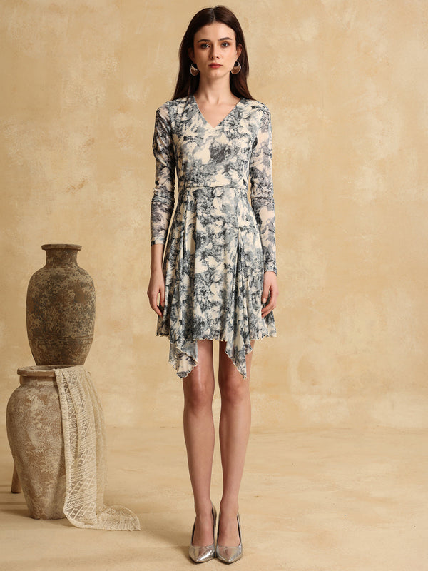 Godet Mini Dress