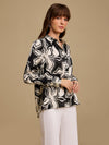 Graham Black Floral Printed Shirt