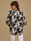 Graham Black Floral Printed Shirt