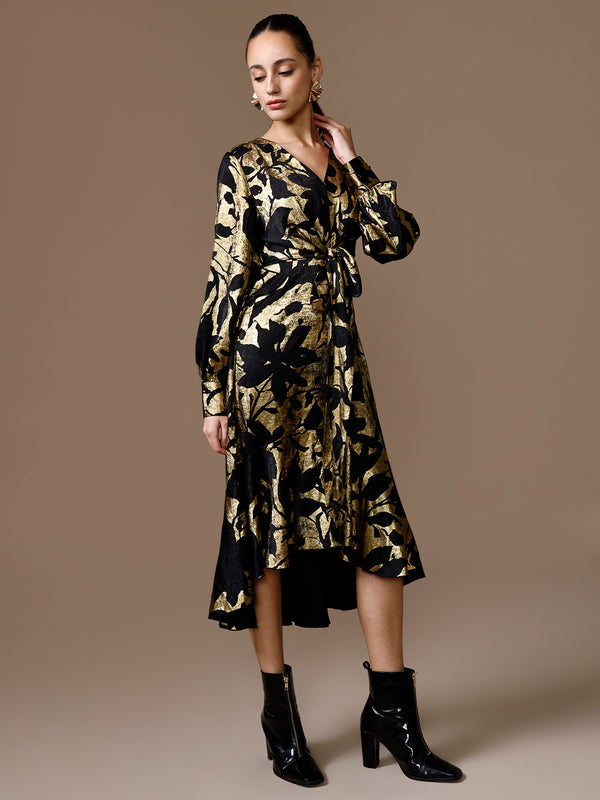 Pookie Midi Dress W Tie Up