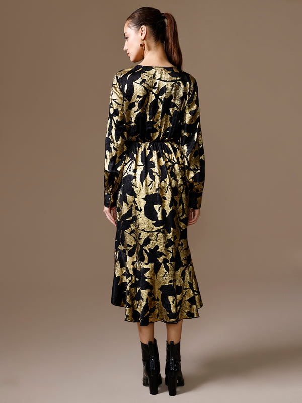 Pookie Midi Dress W Tie Up