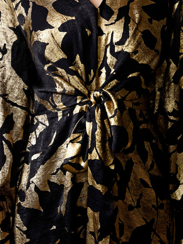 Pookie Midi Dress W Tie Up