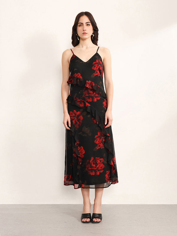 Brushstoke Maxi Dress