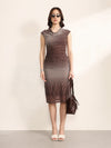 Fractal Midi Dress
