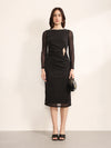 Anthracite Midi Dress