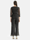 V Neck Overlap Jumpsuit