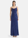 Noodle Strap Sequin Maxi Dress