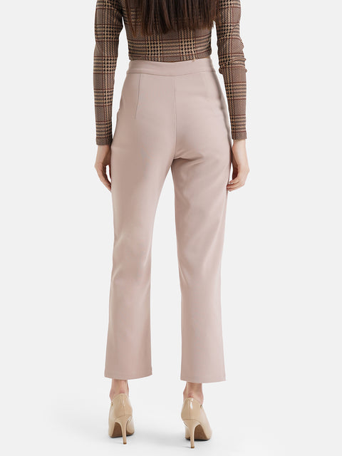 Chain Detail Cropped Trousers