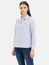 Layla Embroidered Full Sleeves Shirt