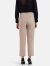 Caroline Beige Straight Fit Trousers