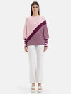 Color Block Batwing Pullover